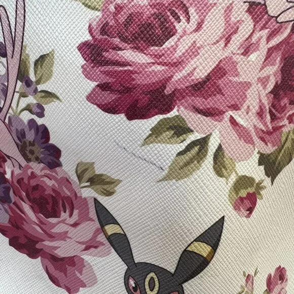 Loungefly x Pokémon Espeon Umbreon Floral Print Tote Bag - Picture 2 of 4